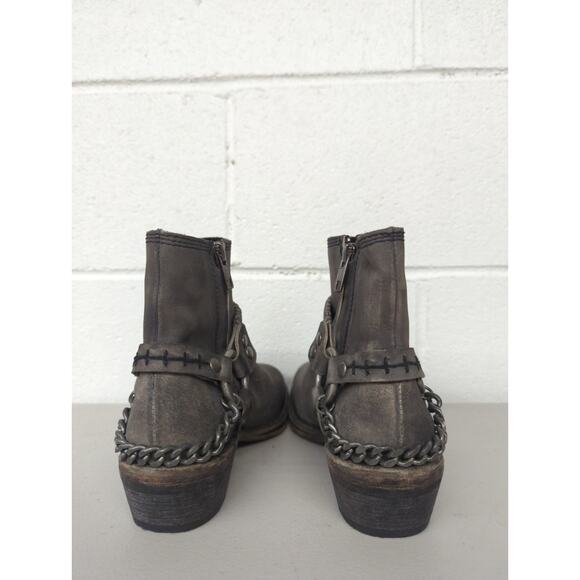 New w/ box free people Stony desert boot washed black SZ 36 5.5-6 Western - Picture 5 of 9